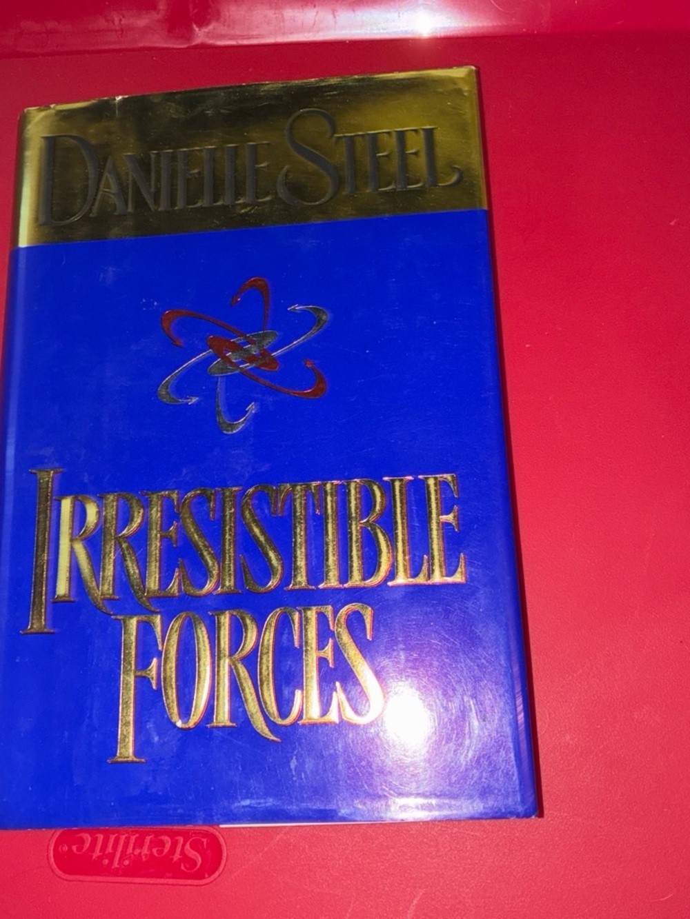Danielle Steel "Irresistible Forces" Hardcover - Blue & Gold